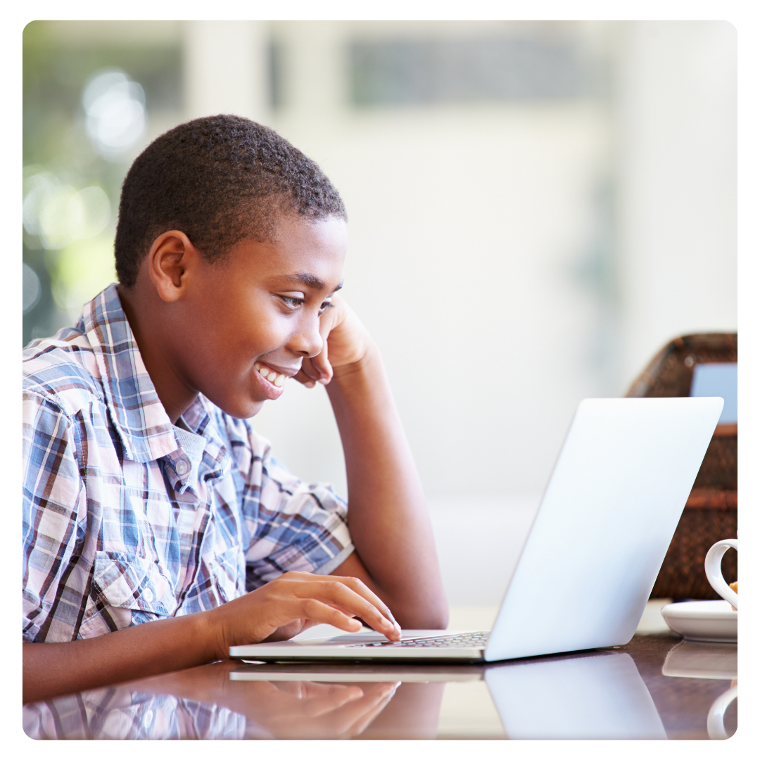 boy on computer