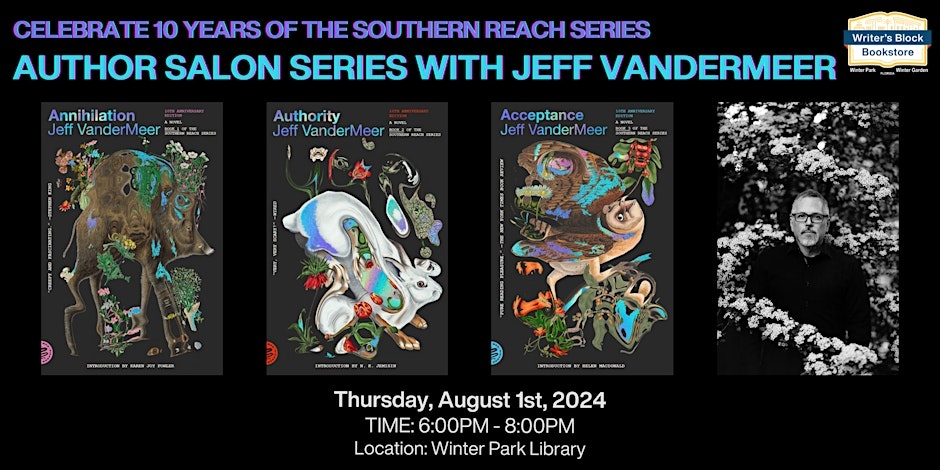 Author Salon with Jeff VanderMeer Graphic